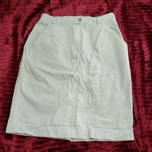 💥50% sale💥Talbots sz 10 khaki skirt #b965